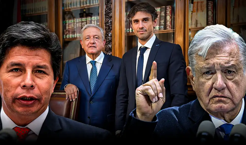 López Obrador, quien considera "espurio" al Gobierno de Dina Boluarte en Perú. Foto: composición LR/AFP López Obrador, quien considera "espurio" al Gobierno de Dina Boluarte en Perú. Foto: composición LR/AFP