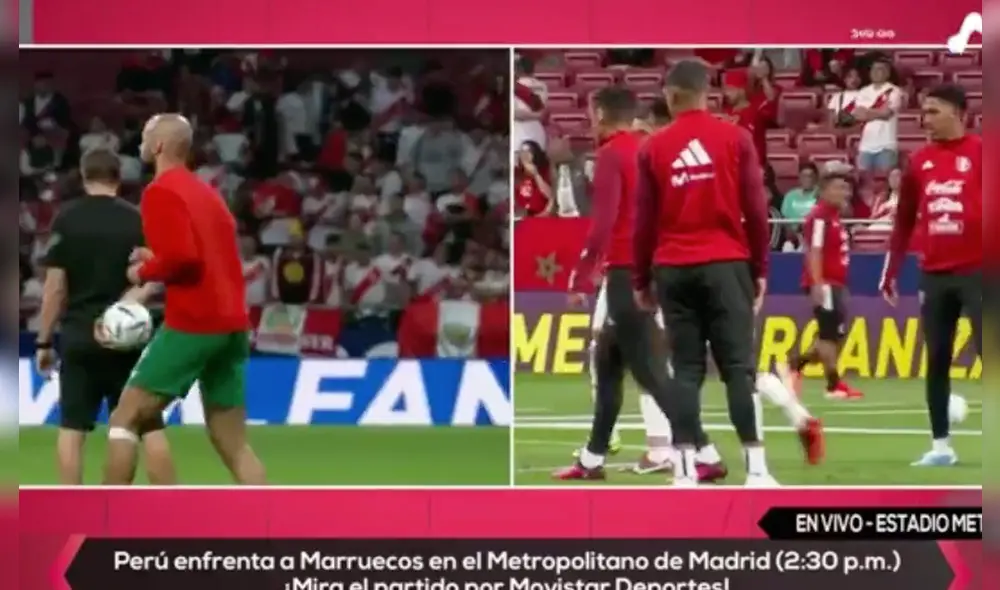 Marruecos y Perú jugarán por segunda vez en la historia. Foto: composición LR/Movistar Deportes