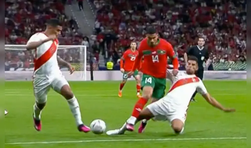 Carlos Zambrano fue suplente contra Alemania. Foto: Movistar Deportes