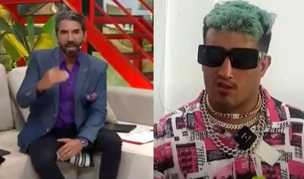 Fernando Díaz se mostró indignado ante amenazas a la producción de "Arriba mi gente". Foto: captura de Latina/YouTube