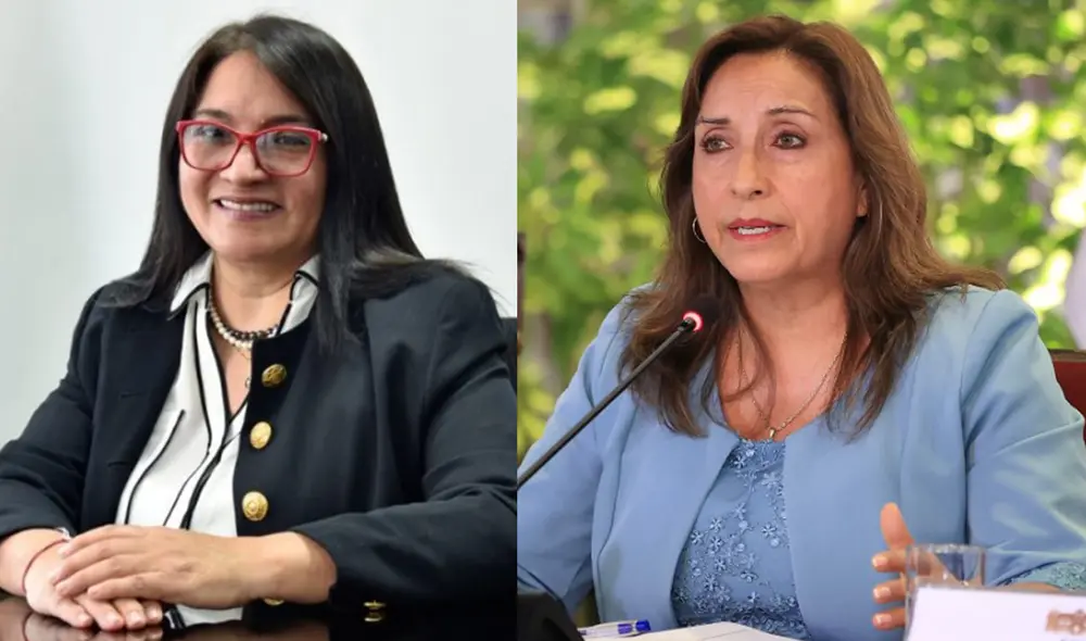 Maritza Sánchez niega ser infiltrada y reafirma en que Henry Shimabukuro sí participó en la campaña presidencial el 2021. Foto: Presidencia/composición LR/Video: Exitosa