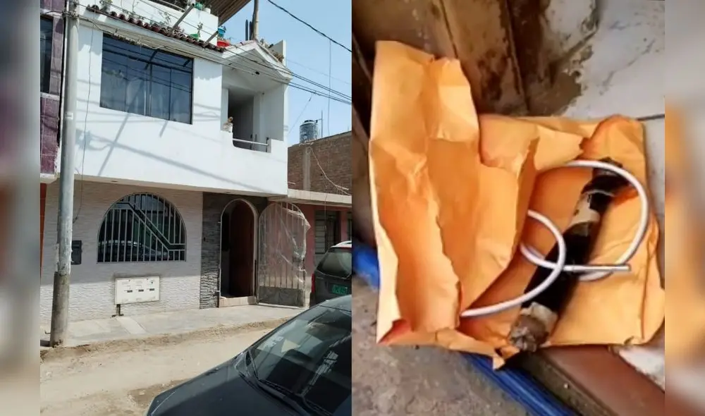 Extorsionares dejan explosivos en la puerta de las viviendas. Foto: composición de Luis Fernando/PNP /Pamela Advíncula/URPI-LR