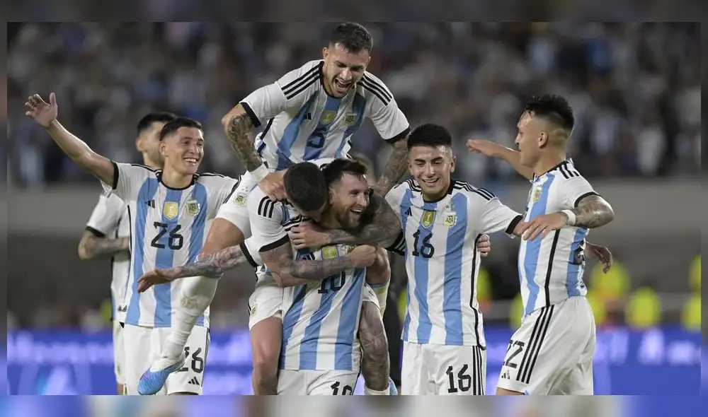 Argentina y Curazao jugaron por primera vez en su historia. Foto: EFE Argentina y Curazao jugaron por primera vez en su historia. Foto: EFE
