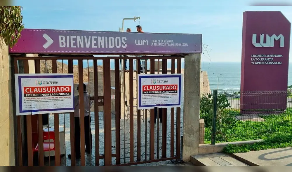 El LUM ha sido clausurado temporalmente por la Municipalidad de Miraflores. Foto: Difusión