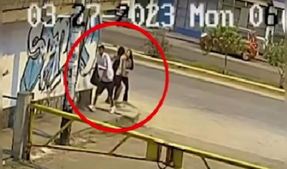 Uno de los ladrones estaba armado y amenazó de muerte a la joven. Foto: Panamericana| Video: Panamericana