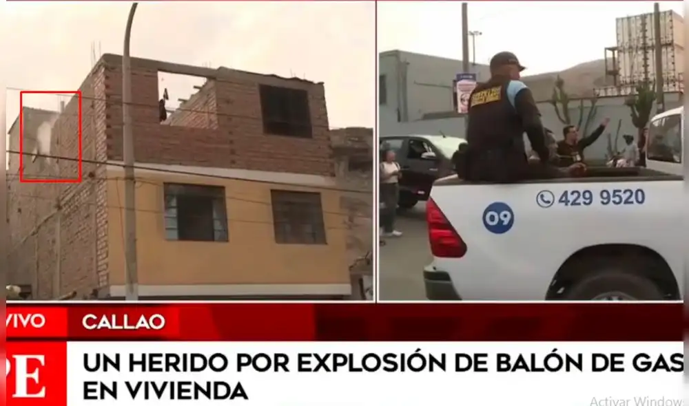 Representante de la Municipalidad del Callao aseguró para "América noticias" que la explosión se ha controlado y no hay más daños personales. Foto: captura América Noticias. | Video: América TV Representante de la Municipalidad del Callao aseguró para "América noticias" que la explosión se ha controlado y no hay más daños personales. Foto: captura América Noticias. | Video: América TV