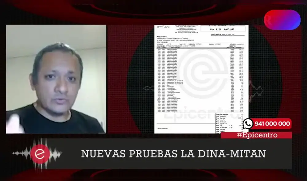El periodista de Epicentro TV habla sobre las pruebas que comprobarían las acusaciones contra Boluarte y los aportes no declarados. Fotos: captura LR+/Video: Grado 5 - LR+ El periodista de Epicentro TV habla sobre las pruebas que comprobarían las acusaciones contra Boluarte y los aportes no declarados. Fotos: captura LR+/Video: Grado 5 - LR+