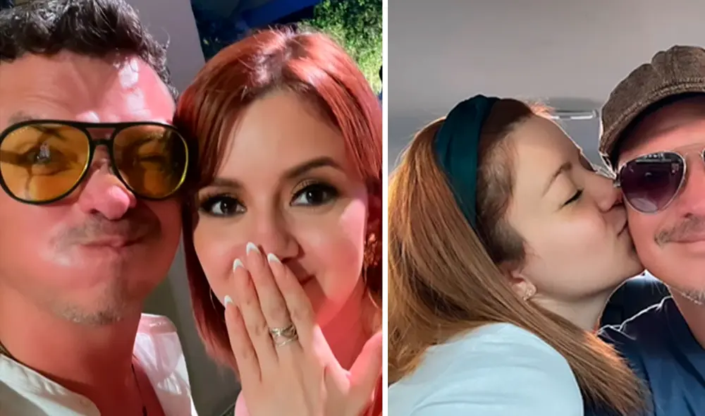 Óscar López Arias y su pareja en redes sociales. Foto: composición LR/ Instagram