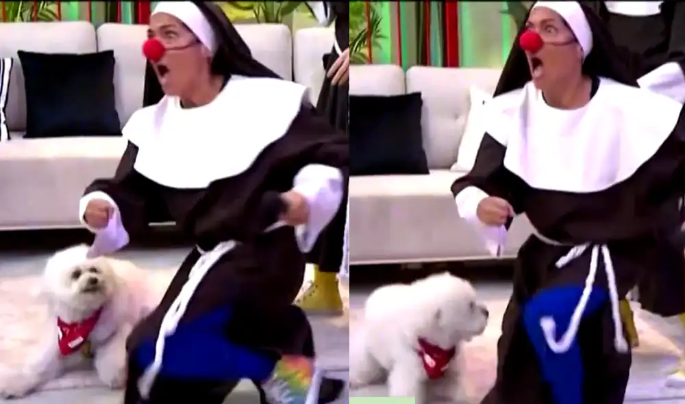 Katia Palma tomó lo ocurrido de la mejor manera. Foto: composición LR/ captura Latina - Video: Latina Katia Palma tomó lo ocurrido de la mejor manera. Foto: composición LR/ captura Latina - Video: Latina