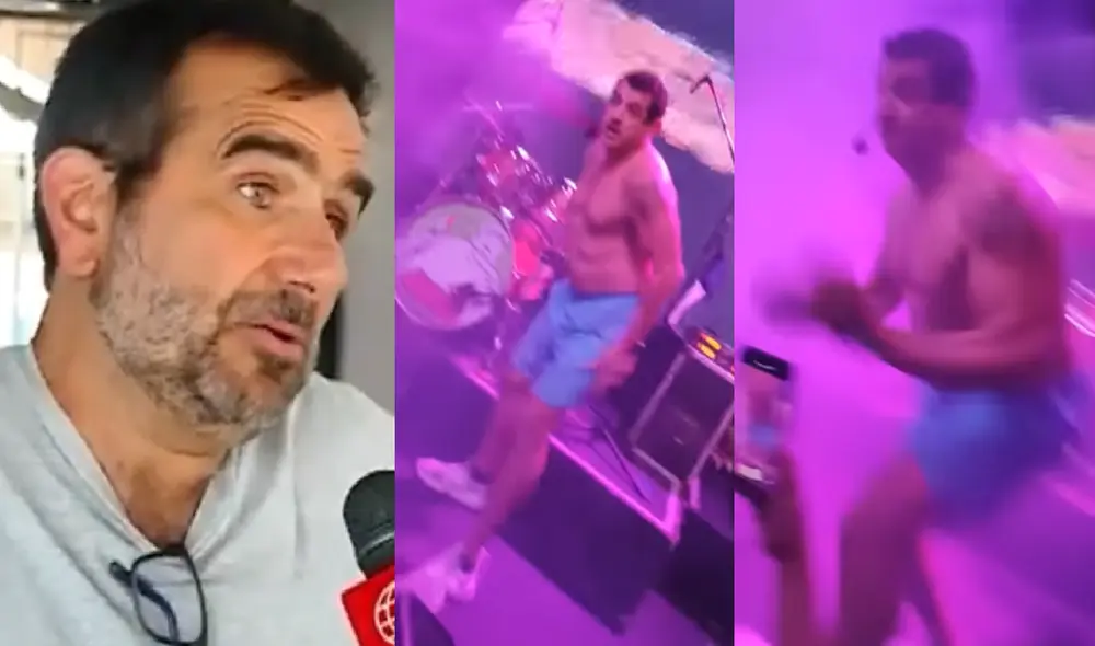 Giovanni Ciccia dejó abierta la posibilidad de que él también se lance hacia el público en una oportunidad. Foto: composición LR/captura América TV/captura YouTube Chabelos Oficial Giovanni Ciccia dejó abierta la posibilidad de que él también se lance hacia el público en una oportunidad. Foto: composición LR/captura América TV/captura YouTube Chabelos Oficial