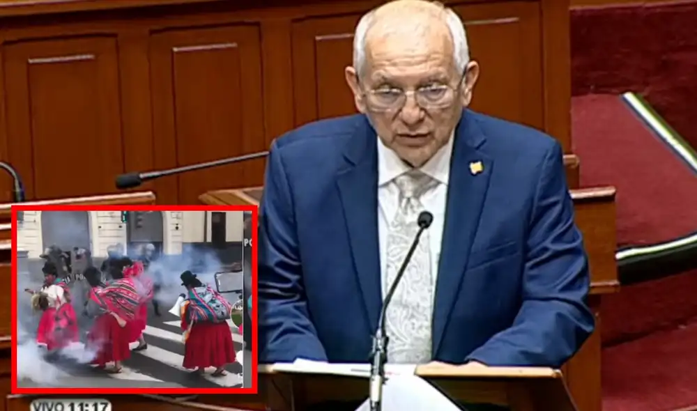 Ministro Óscar Becerra responde pliego interpelatorio por ataques a madres aymaras, así como irregularidades en el Minedu. Foto: Composición LR/Captura/Congreso Ministro Óscar Becerra responde pliego interpelatorio por ataques a madres aymaras, así como irregularidades en el Minedu. Foto: Composición LR/Captura/Congreso