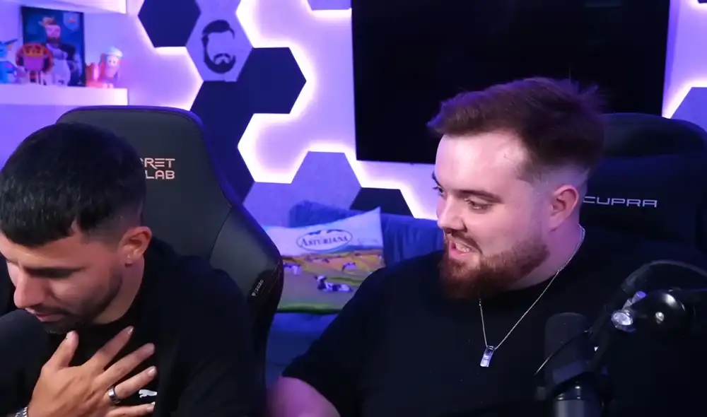 Ibai Llanos tuvo que preguntarle al 'Kun' Agüero si quería ir al hospital. Foto: Ibai Llanos/Twitch Ibai Llanos tuvo que preguntarle al 'Kun' Agüero si quería ir al hospital. Foto: Ibai Llanos/Twitch