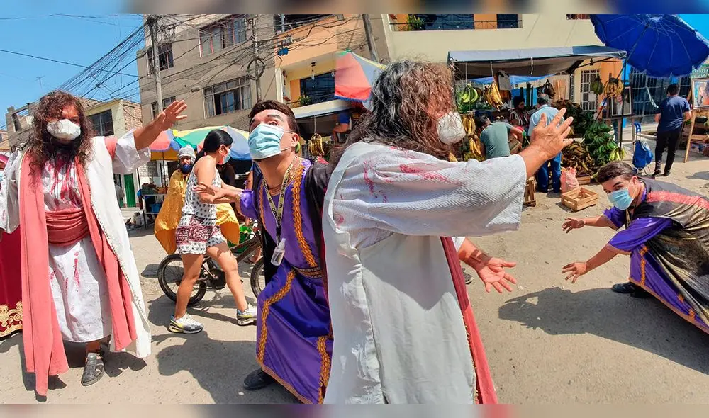 'Cristo Cholo' escenificará pasajes bíblicos por Semana Santa. Foto: La República 'Cristo Cholo' escenificará pasajes bíblicos por Semana Santa. Foto: La República