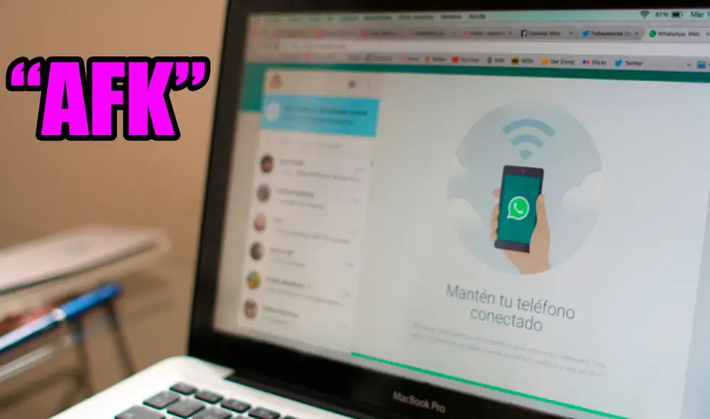 Miles de usuarios de WhatsApp, sobre todo aquellos que son gamers, usan la expresión AFK. Foto: Zancada