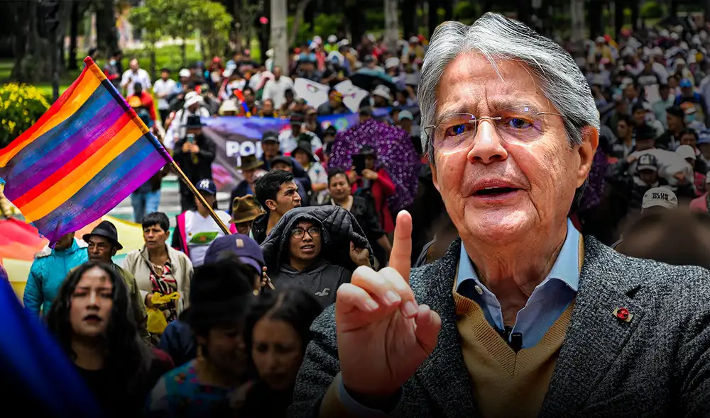 El presidente ecuatoriano denominó al juicio como un “golpe de Estado parlamentario”. Foto: composición LR/AFP El presidente ecuatoriano denominó al juicio como un “golpe de Estado parlamentario”. Foto: composición LR/AFP