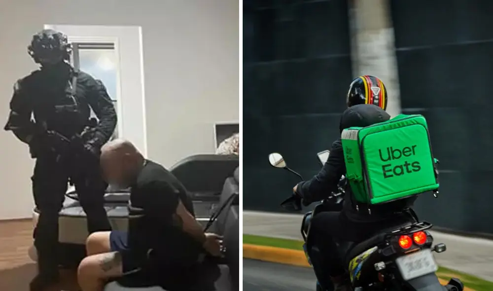 En Australia, un delincuente fue capturado gracias al requerimiento de productos por Uber Eats. Foto: composición LR/AFP/Uber Eats