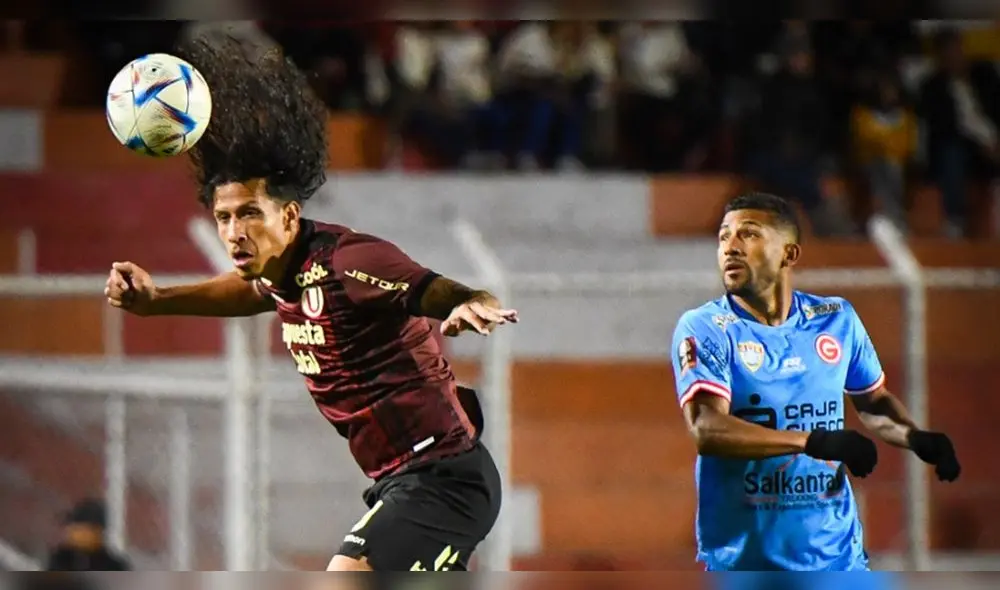 Deportivo Garcilaso no logró vencer a Universitario en Cusco. Foto: Twitter/Universitario