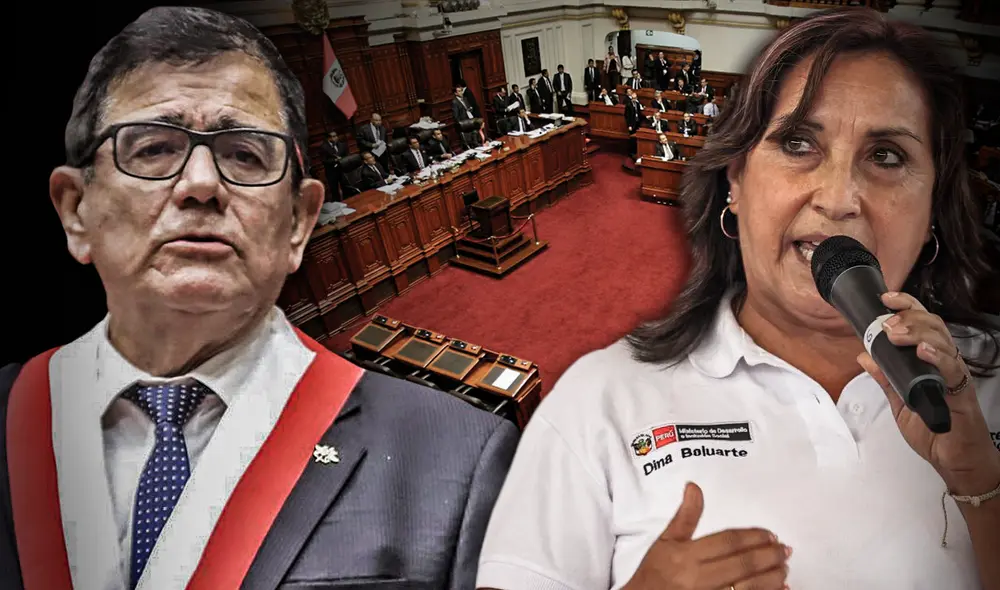 José Williams suspendió la última sesión del jueves 2 de febrero, sin darle fin, con ello queda pendiente la moción de vacancia contra Dina Boluarte. Foto: composición de Fabrizio Oviedo José Williams suspendió la última sesión del jueves 2 de febrero, sin darle fin, con ello queda pendiente la moción de vacancia contra Dina Boluarte. Foto: composición de Fabrizio Oviedo