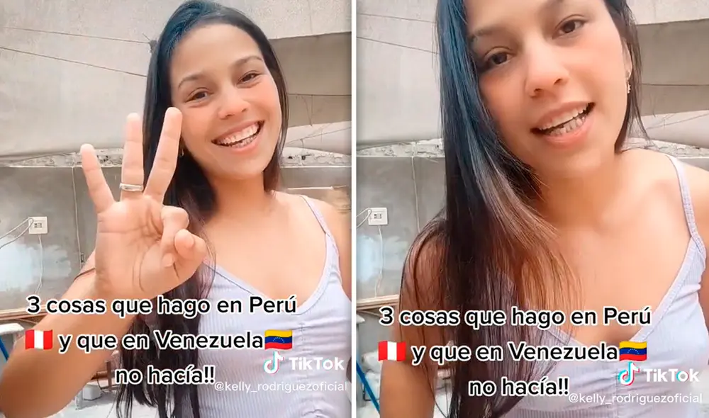 El video del momento logró sumar miles de visualizaciones en TikTok. Foto: composición LR/captura de TikTok - Video: TikTok/@KellyRodriguezoficial