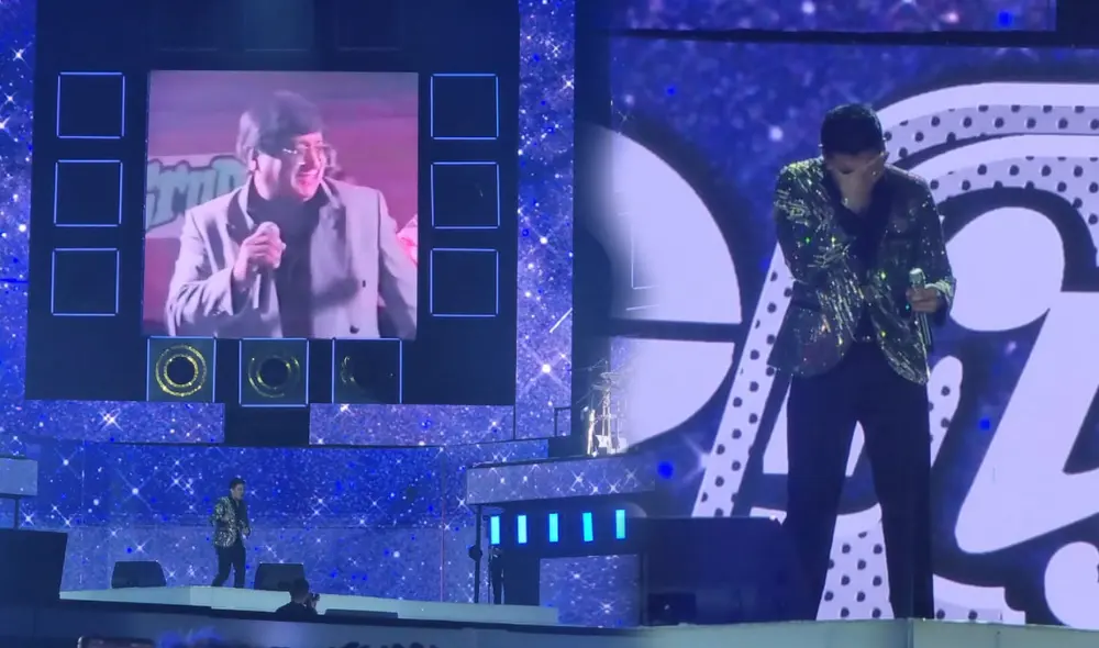 Christian Yaipén protagoniza tierno momento en show en el Estadio San Marcos. Foto: Erwin Valenzuela / La República