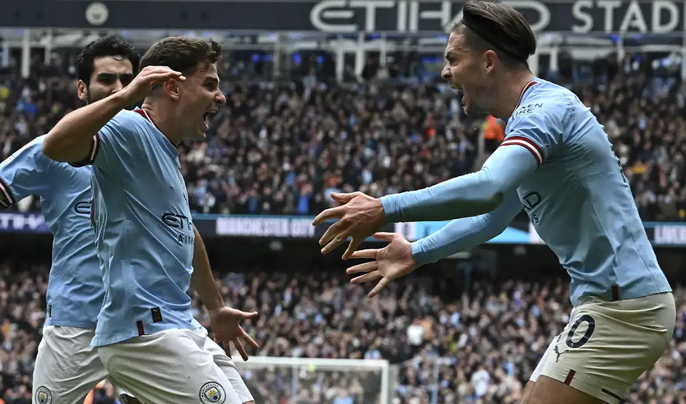 Manchester City marcha segundo en la tabla de Premier League. Foto: AFP Manchester City marcha segundo en la tabla de Premier League. Foto: AFP