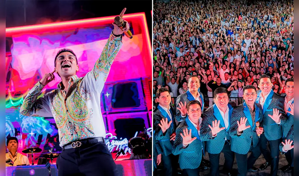 El Grupo 5 es una de las orquestas más famosas de cumbia en el Perú. Foto: composición LR / Facebook Grupo 5