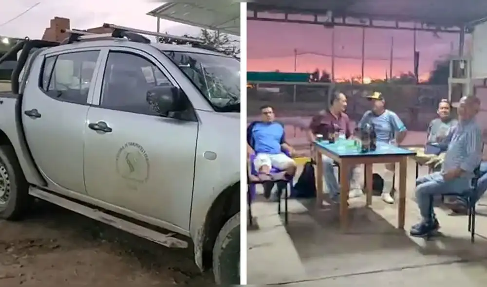 Los funcionaros se encontraban en un centro de esparcimiento. Composición LR / Diario El Tiempo / Diario El Tiempo