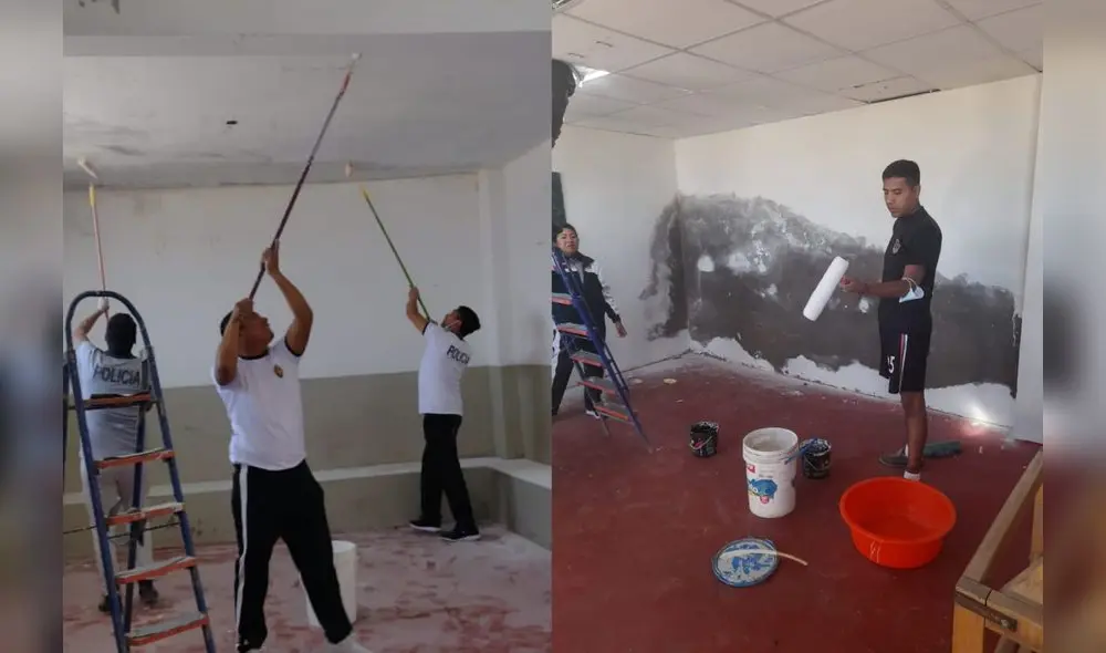 Pronoei alberga a al menos 15 niños. Foto: composición de Luis Fernando /cortesía PNP