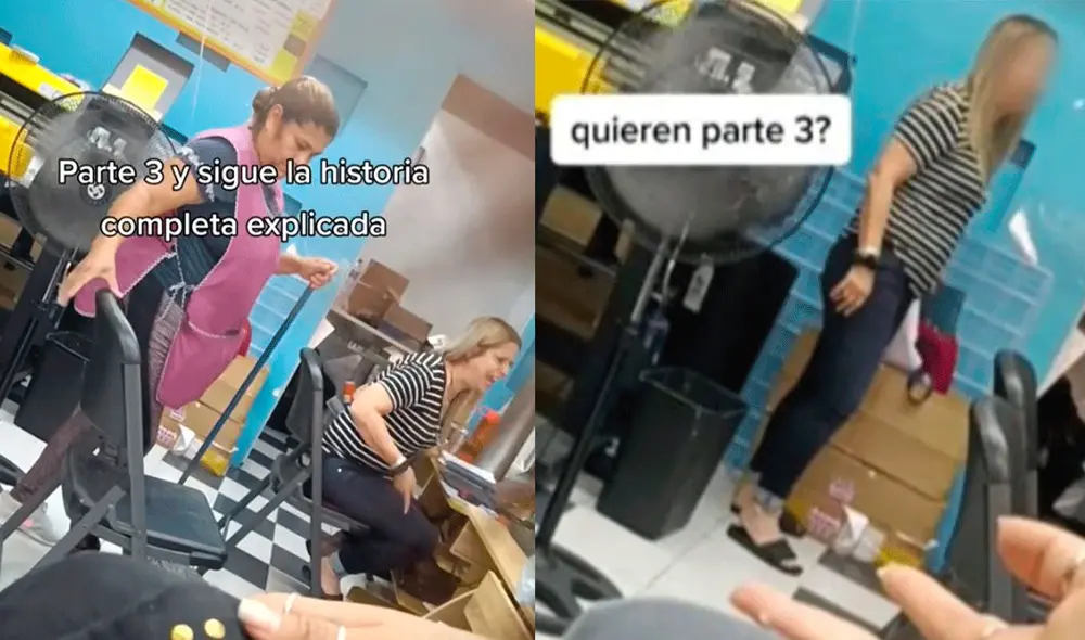 La tensión inició cuando la joven manifestó su inconformidad por las fechas de pago. Foto: composición LR / @samanthazup / TikTok. Video: @samanthazup / TikTok. La tensión inició cuando la joven manifestó su inconformidad por las fechas de pago. Foto: composición LR / @samanthazup / TikTok. Video: @samanthazup / TikTok.