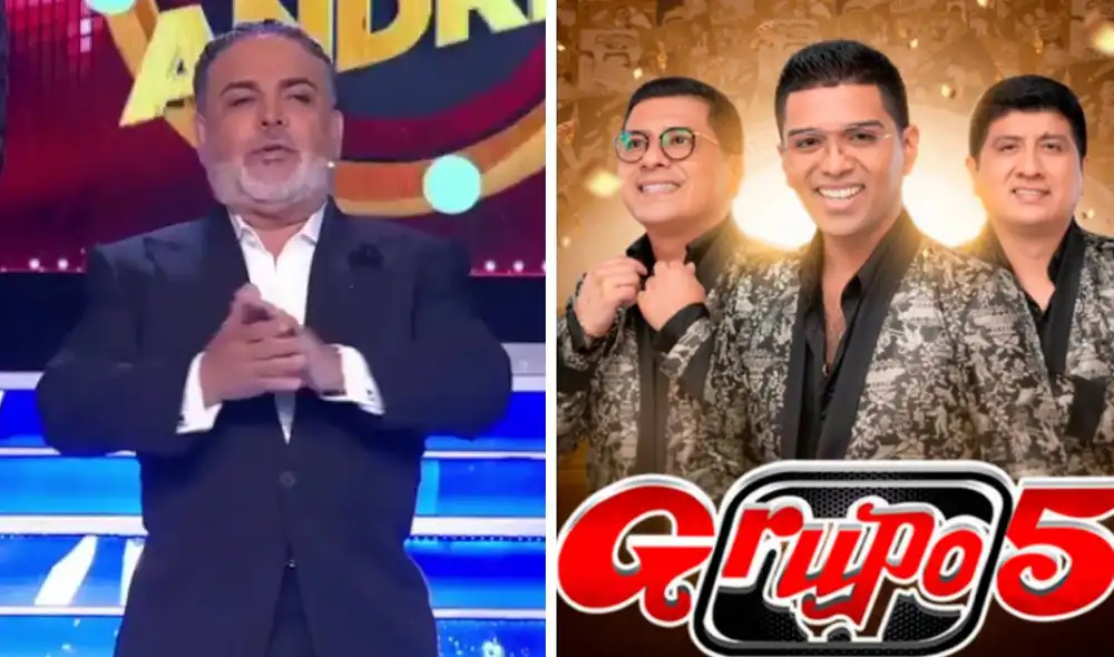 Andrés Hurtado felicitó al Grupo 5 por su aniversario. Foto: captura de Panamericana TV/difusión - Video: Panamericana TV