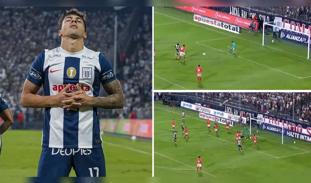 Franco Zanelatto lleva tres goles en esta Liga 1 2023. Foto: composición Alianza Lima/captura de Liga 1 Max | Video: Liga 1 Max