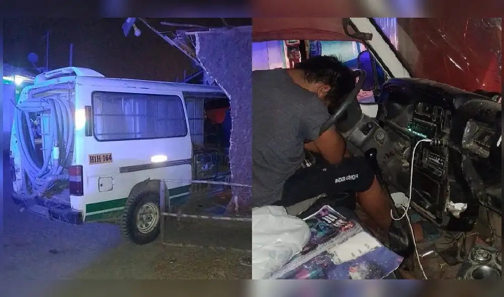 Los custodios de la ley hallaron al conductor dormido en el asiento del piloto: Foto: Chimbote Noticias Los custodios de la ley hallaron al conductor dormido en el asiento del piloto: Foto: Chimbote Noticias