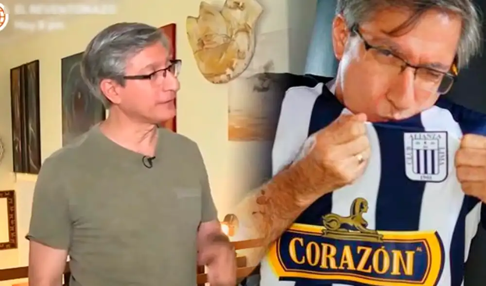 Federico Salazar es un hincha orgulloso de Alianza Lima. Foto: composición LR/AMérica TV/archivo. VIdeo: América TV.