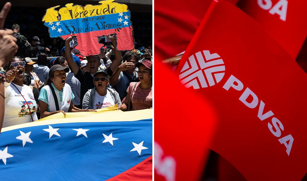 Pdvsa se encuentra bajo la sombra de la corrupción. Foto: composición LR/AFP/EFE Pdvsa se encuentra bajo la sombra de la corrupción. Foto: composición LR/AFP/EFE