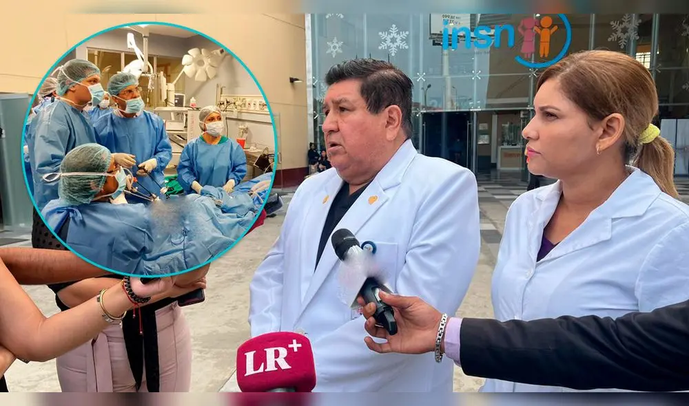 Médicos del INSN San Borja hablan sobre la condición de la menor de 11 años que fue atacada en Ucayali. Foto: Omar Coca / La República