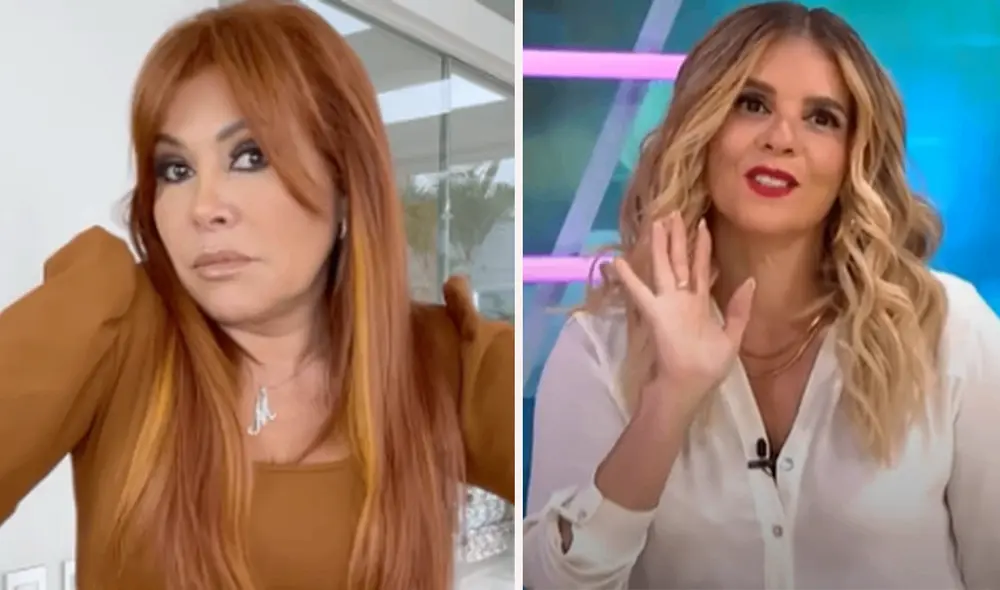Magaly Medina criticó fuertemente a Johanna San Miguel. Foto: composición LR/Instagram/Magaly Medina/captura de América TV Magaly Medina criticó fuertemente a Johanna San Miguel. Foto: composición LR/Instagram/Magaly Medina/captura de América TV