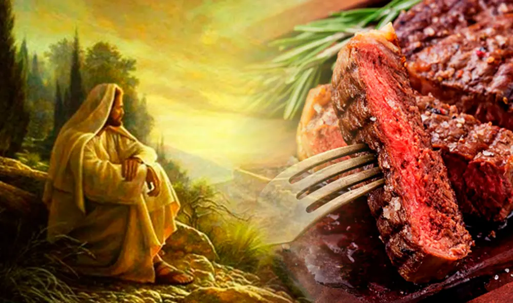 La abstinencia de comer carne tiene que ver más con una costumbre  religiosa. Foto: composición LR/Domain/Carneysalud