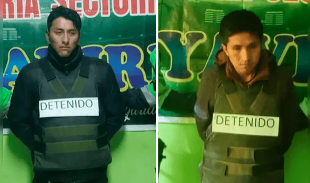 Los dos acusados de cometer la violación sexual se encuentran en prisión preventiva. Foto: composición LR / PNP / PNP - Video: Canal N Los dos acusados de cometer la violación sexual se encuentran en prisión preventiva. Foto: composición LR / PNP / PNP - Video: Canal N