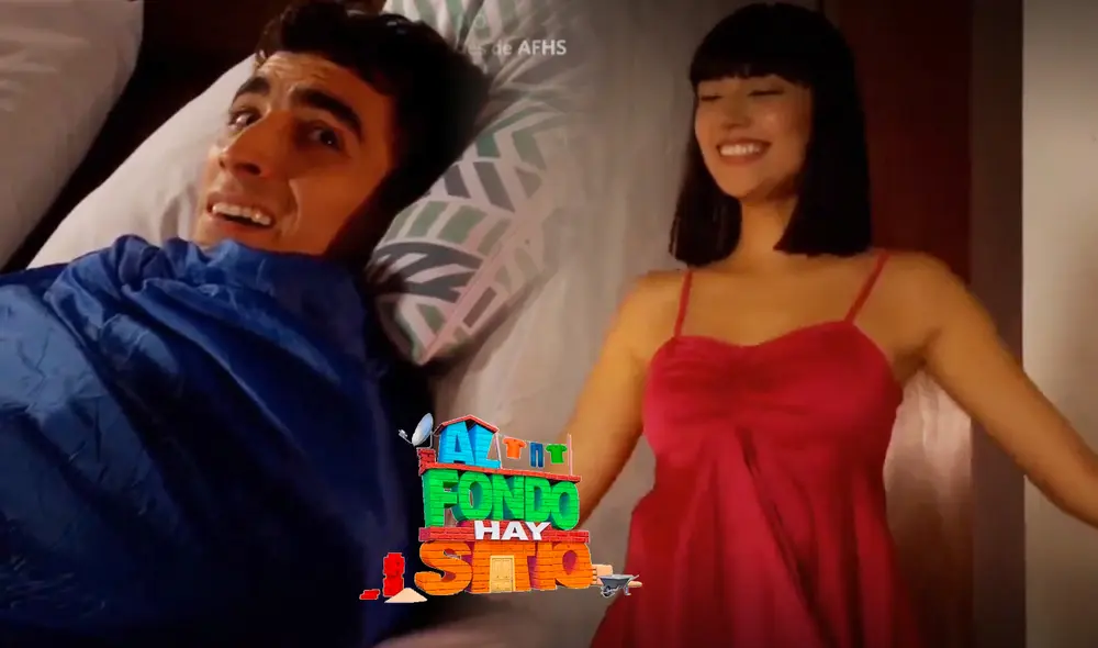 El nuevo capítulo de "Al fondo hay sitio" incluyó un curioso encuentro entre Kimberly y Jimmy. Foto: composición LR/América TV - Video: América TV