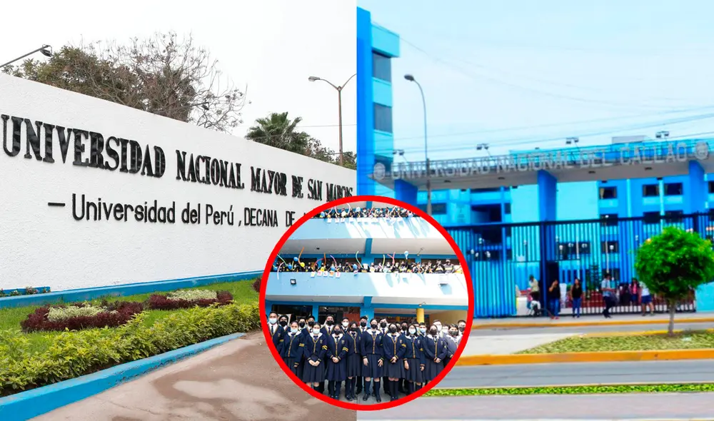 Los estudiantes recibieron el apoyo de los docentes, tutores y padres de familia del colegio. Foto: composición LR/Andina