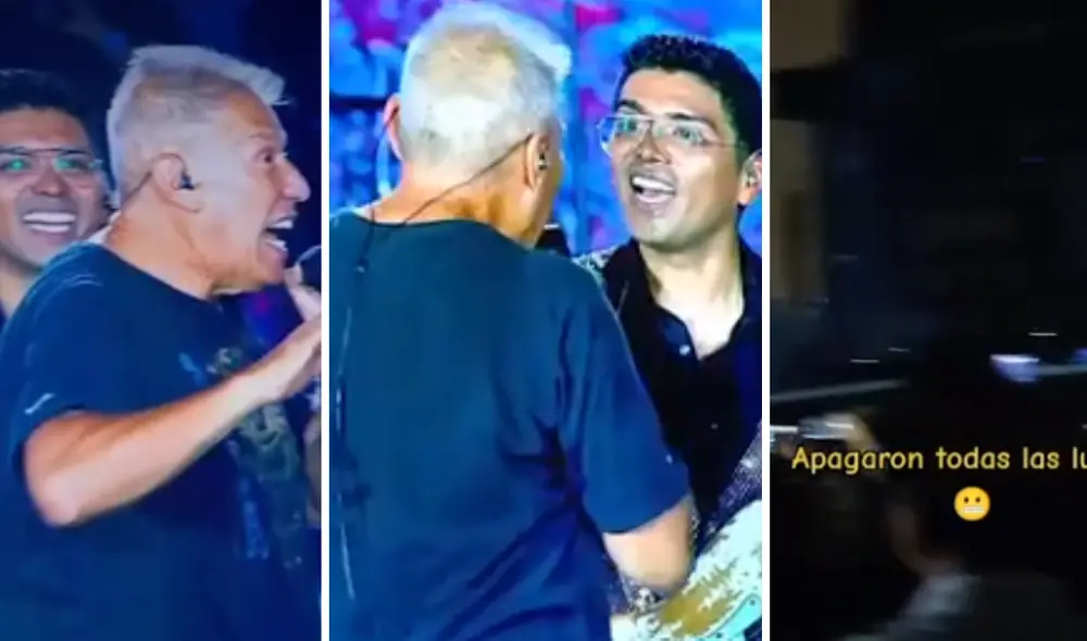 Raúl Romero, Ezio Oliva, Gian Marco, Eva Ayllón, Daniela Darcourt y Mauricio Mesones fueron invitados al concierto de Grupo 5. Foto: composición LR/Tiktok/difusión - Video: Tiktok/difusión