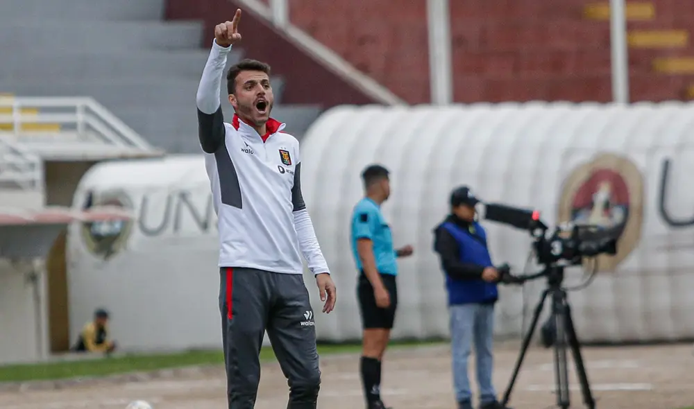Análisis. Técnico Mariano Soso se prepara para que Melgar enfrente a Olimpia de Paraguay. Foto: Rodrigo Talavera/ La República