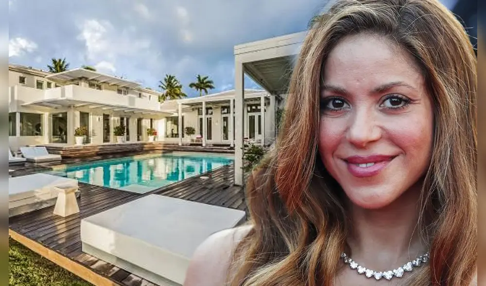La mansión de Shakira está valorizada en 10 millones de euros. Foto: composición LR/EFE/GTRES