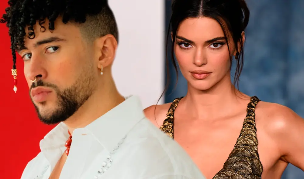 Bad Bunny y Kendall Jenner tendrían un romance desde hace semanas. Foto: composición LR/Youtube/Vogue
