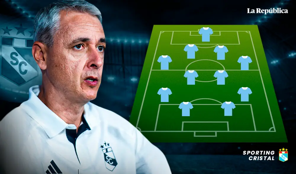 Tiago Nunes asumió la dirección de Sporting Cristal a finales del 2022. Foto: composición LR/Jazmín Ceras