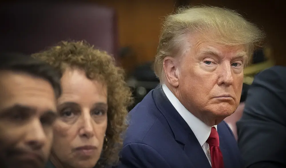 Trump es el primer expresidente de Estados Unidos en comparecer ante la justicia. Foto: AFP Trump es el primer expresidente de Estados Unidos en comparecer ante la justicia. Foto: AFP