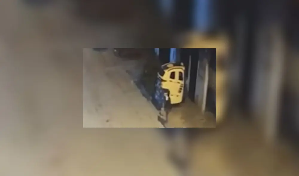 Sujeto aún no ha sido identificado por la PNP.  Foto: captura / BDP
