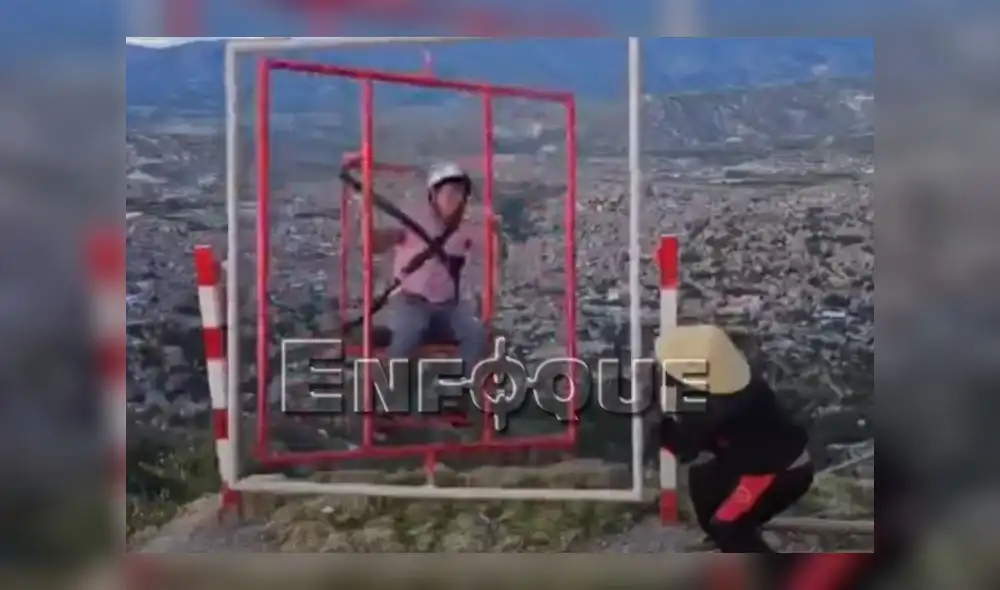 Los juegos que son colocados por emprendedores de la zona. Foto: Enfoque Ayacucho Noticias