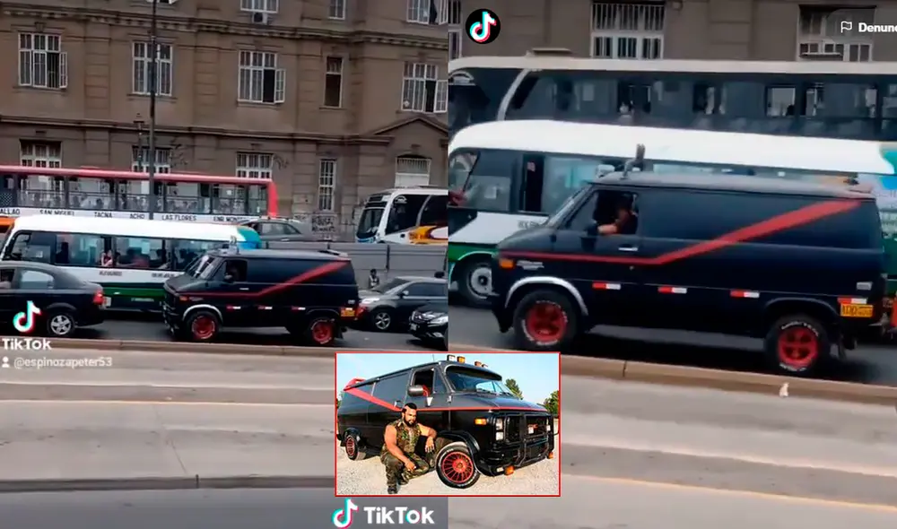 El paso de la camioneta por una calle limeña hizo volver a la infancia a miles de cibernautas. Foto: composición de LR/TikTok/@EspinozaPeter53 El paso de la camioneta por una calle limeña hizo volver a la infancia a miles de cibernautas. Foto: composición de LR/TikTok/@EspinozaPeter53