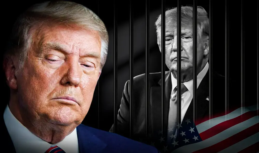 Donald Trump se declaró no culpable en la histórica imputación en Nueva York. Foto: composición LR/Jazmin Ceras/AFP